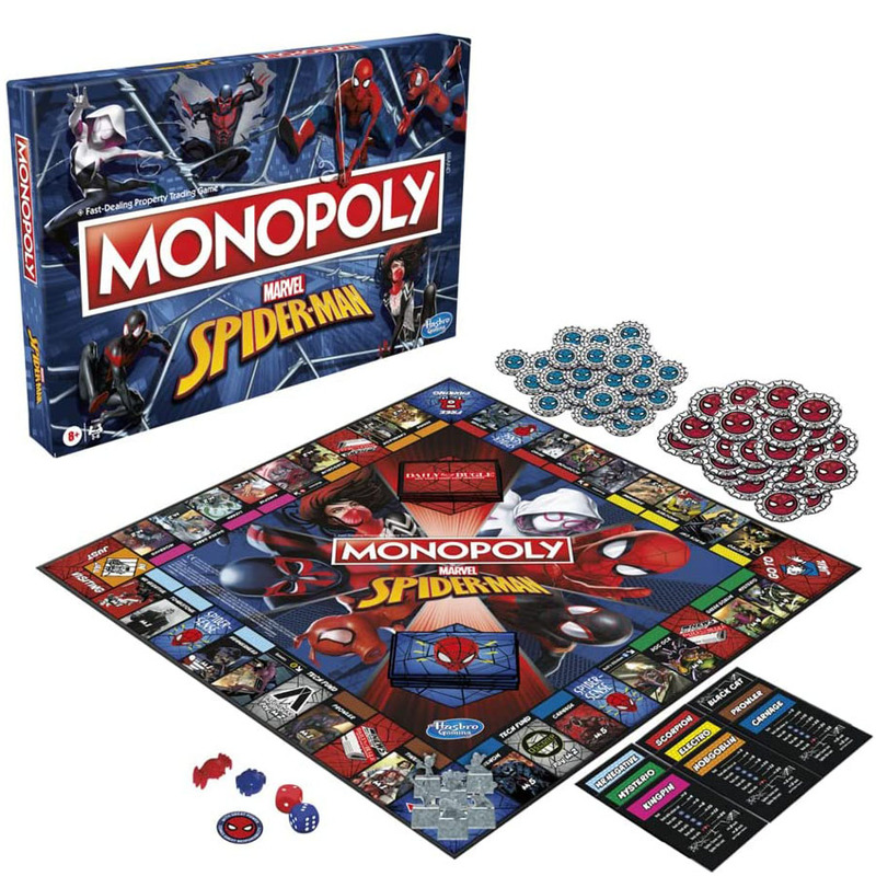 Board Game Monopoly - Marvel Spider-Man Monopoly Board Game Officially