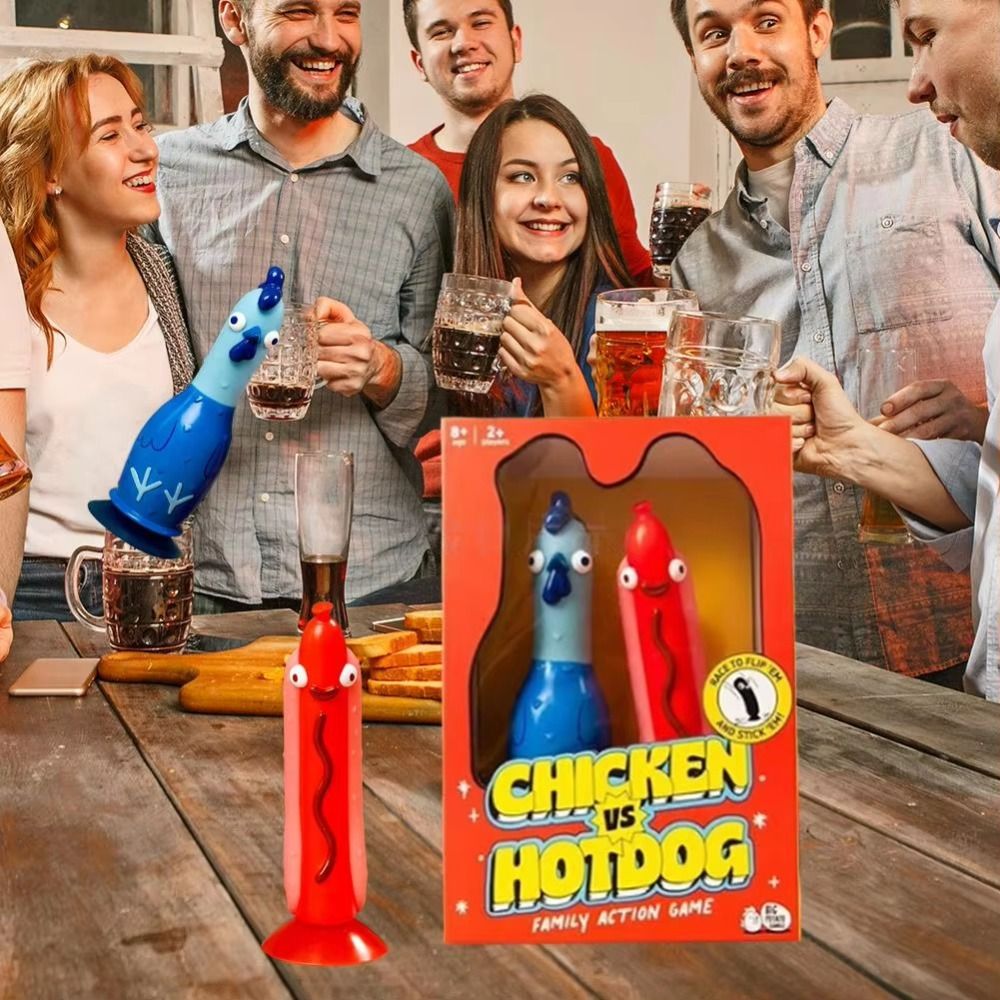 Board Game Strategi - Fast Strategy Chicken Vs Hotdog Board