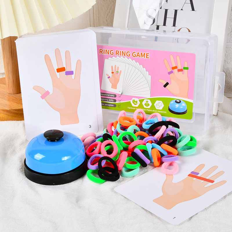 Board Game For Kids - Kids Finger Ring Board Game Color