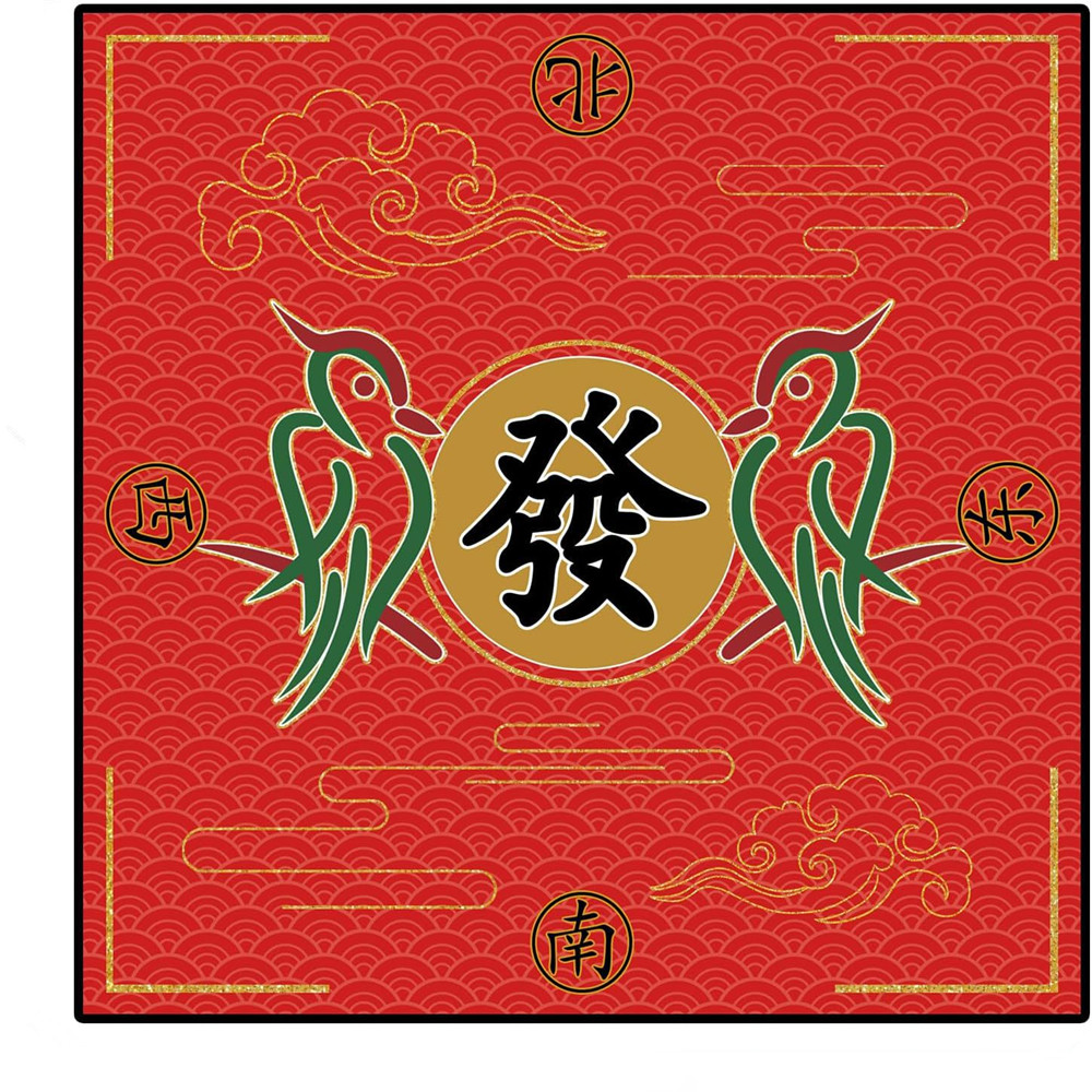 Board Game Mahjong - High Quality Mahjong Mat Rubber Durable