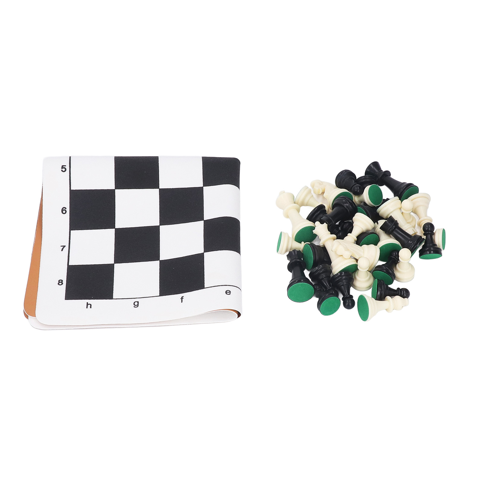 Board Game Vantage - International Chess Set Black White Plastic