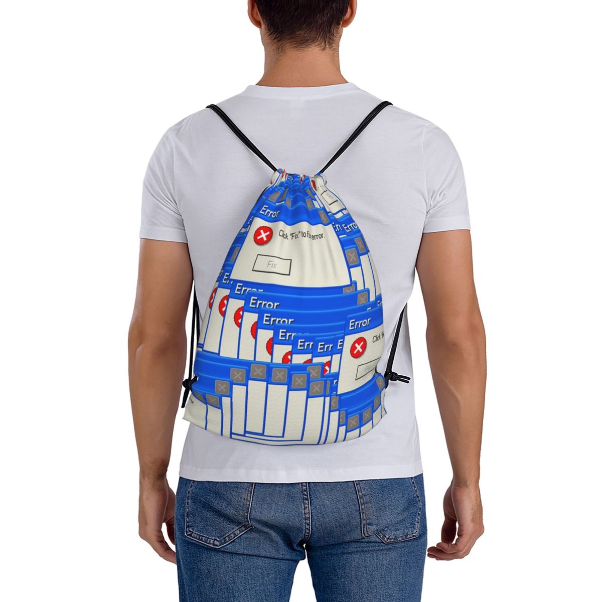 Windows Xp Error Tiled Backpac - Tile Bag Drawstring review and price