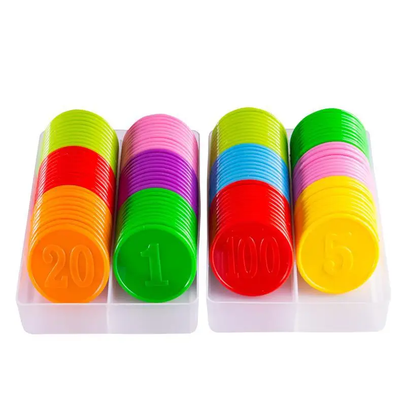 80pcs Plastic Chip Coin Set Le - Board Game Sequence review and price
