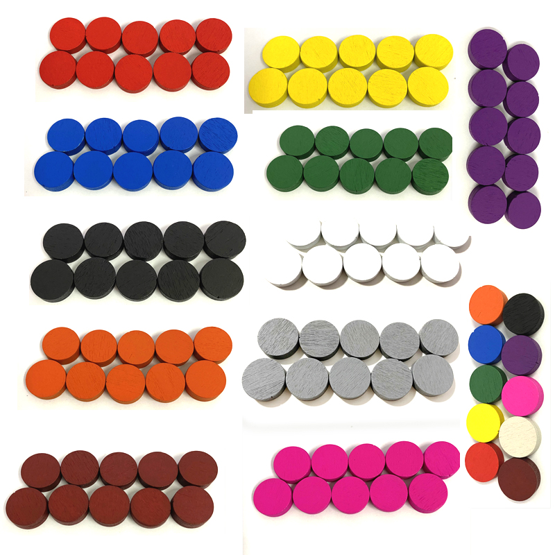 100pieces Diameter 15*5MM Wood - Board Game Sequence review and price