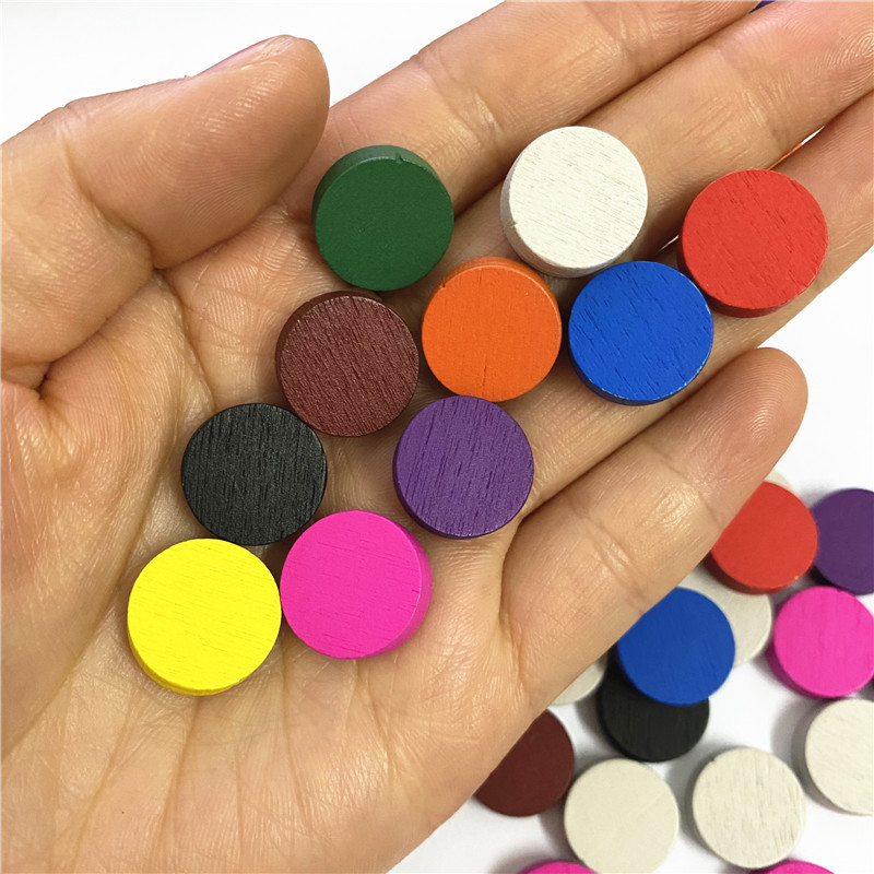 100pieces Diameter 15*5MM Wood - Board Game Sequence review and price