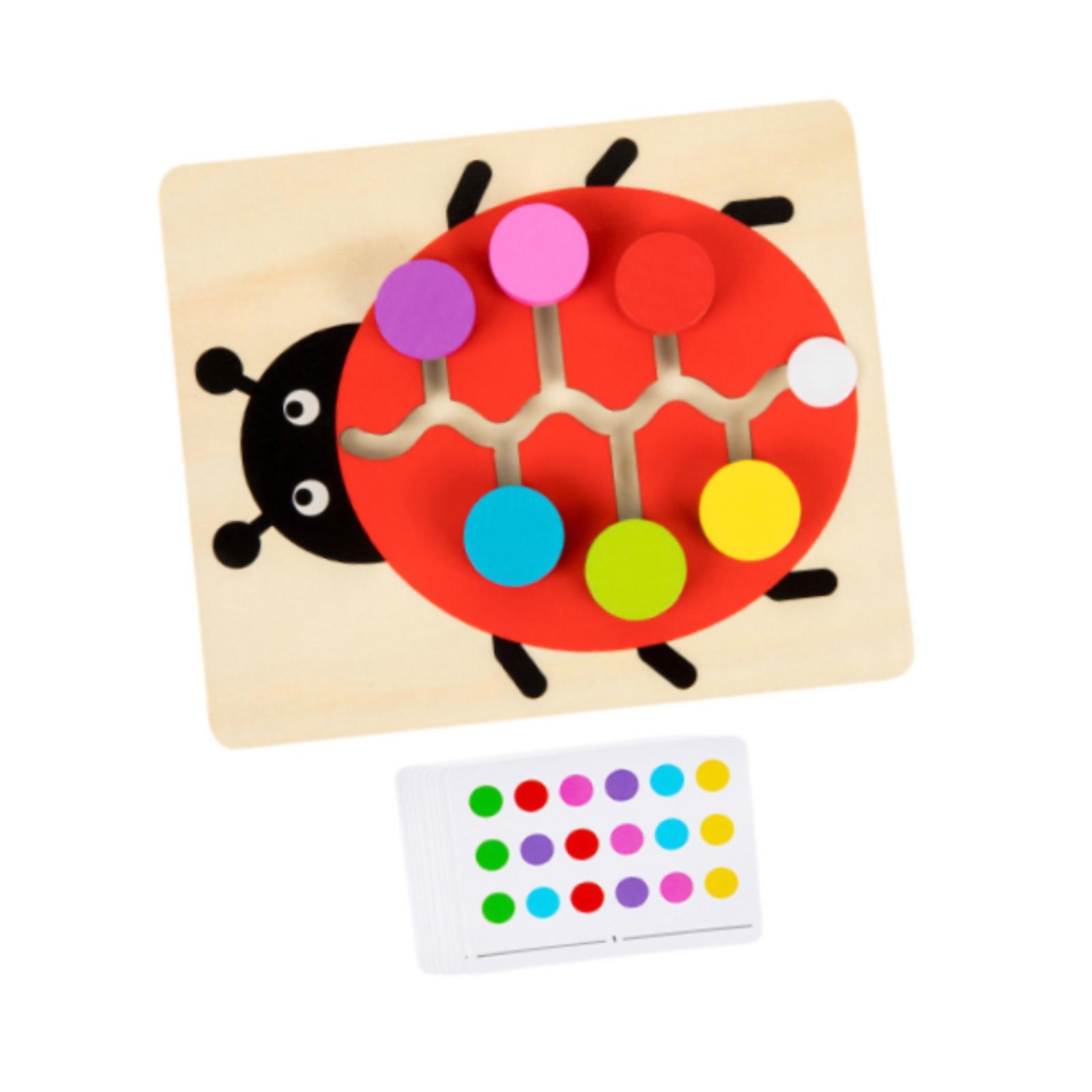 Wood Color Matching Slide Puzz - Strategy Board Game review and price