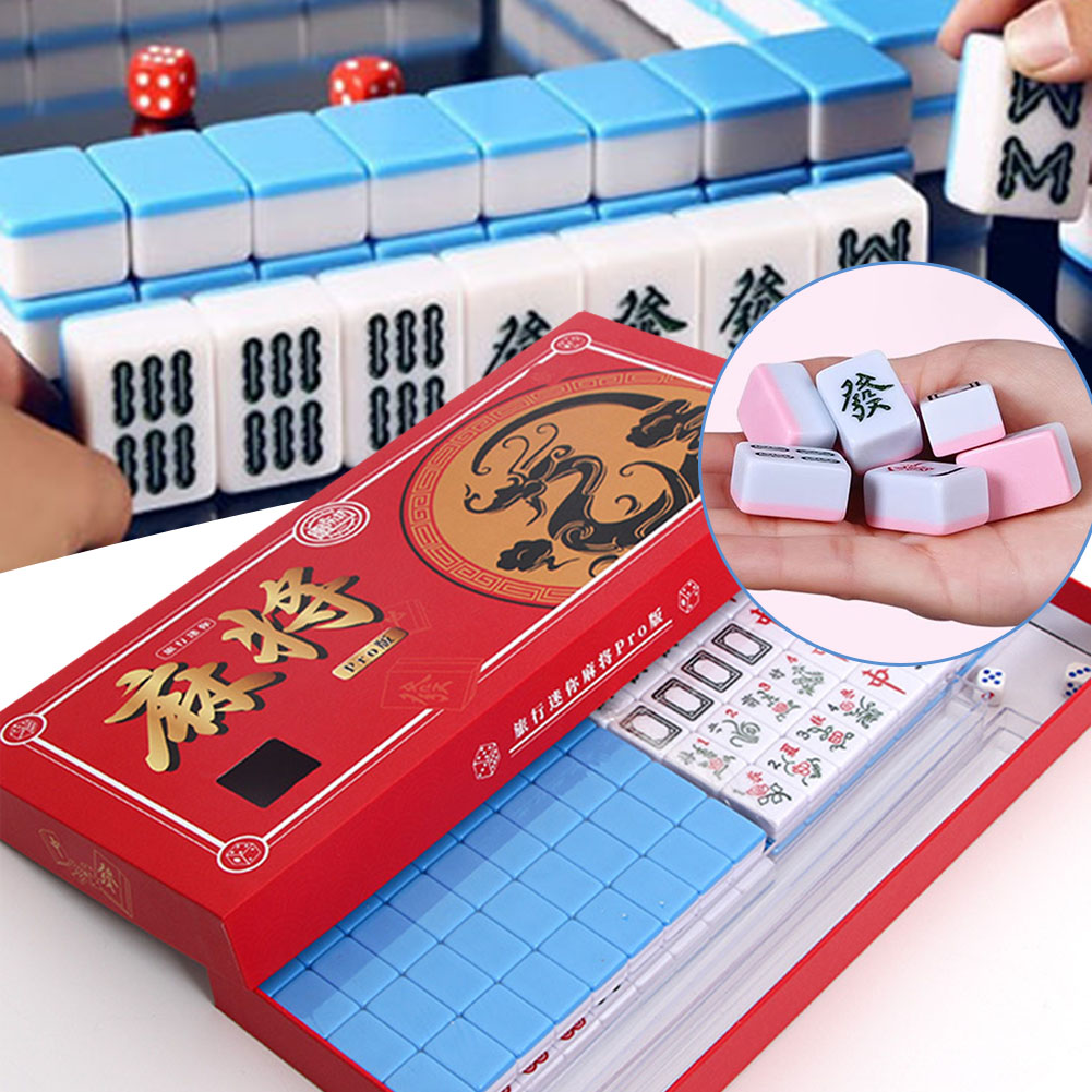 Portable Travel Mini Mahjong S - Board Game Box review and price