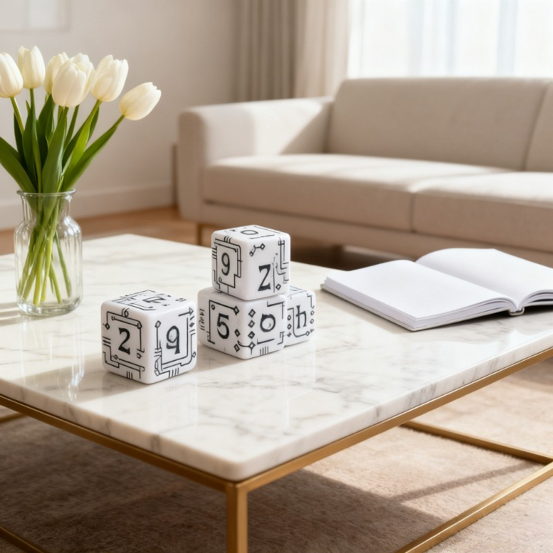 D6 Mechanical Style Polyhedral - Board Game Font review and price