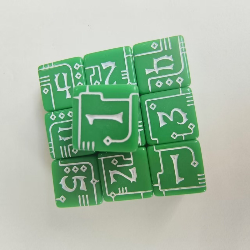 D6 Mechanical Style Polyhedral - Board Game Font review and price