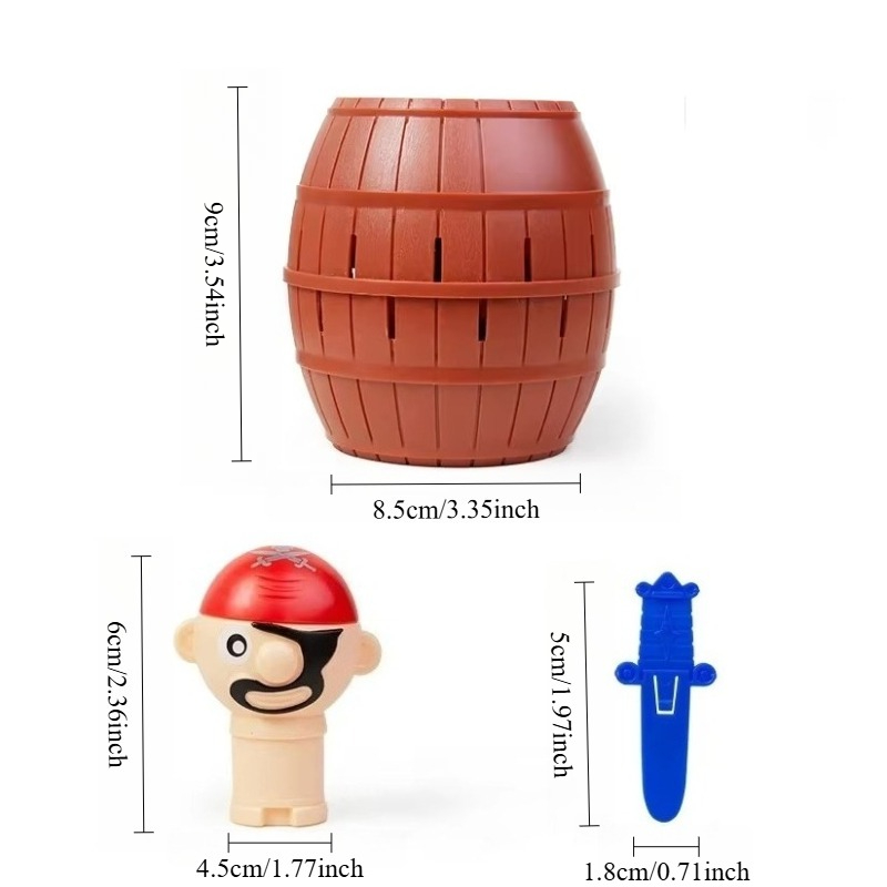 Funny Pirate Barrel Toy Sword  - Board Game Pirates review and price