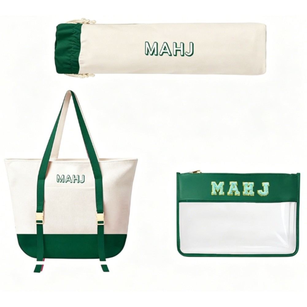 Canvas Tote Bag Set for Mahjon - Tile Bag Drawstring review and price
