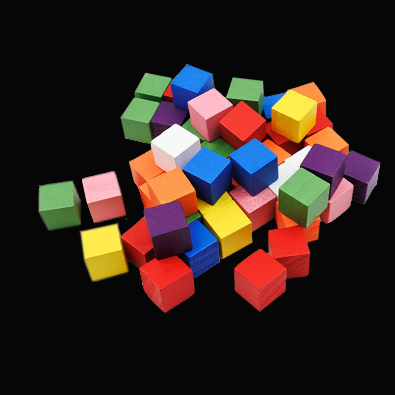 100Pcs/lots 14colors 10mm Cube - Board Game Sequence review and price