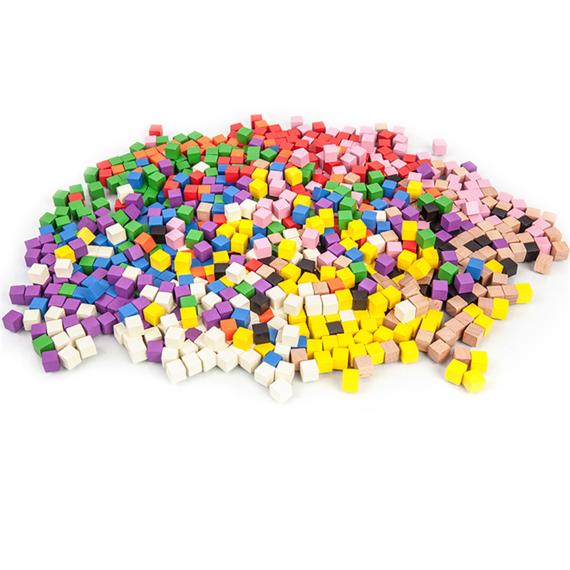 100Pcs/lots 14colors 10mm Cube - Board Game Sequence review and price