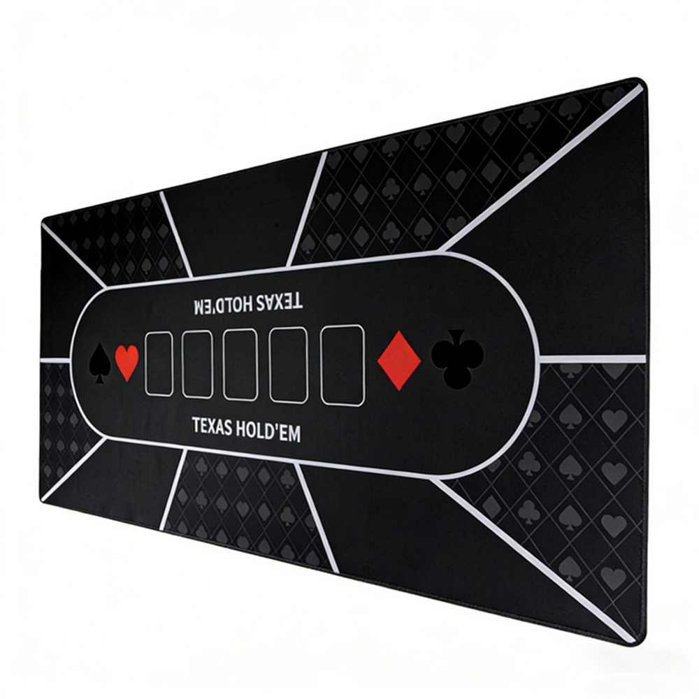 Texas Hold'em Poker Mat Casino - Board Game Mahjong review and price