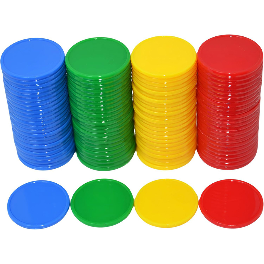 100 Chips & 10 Dices Set - 19m - Board Game Sequence review and price